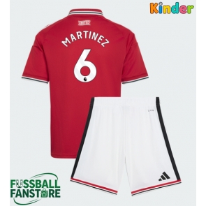Manchester United Lisandro Martinez #6 Replik Heimtrikot Kinder 2026-27 Kurzarm (+ Kurze Hosen)